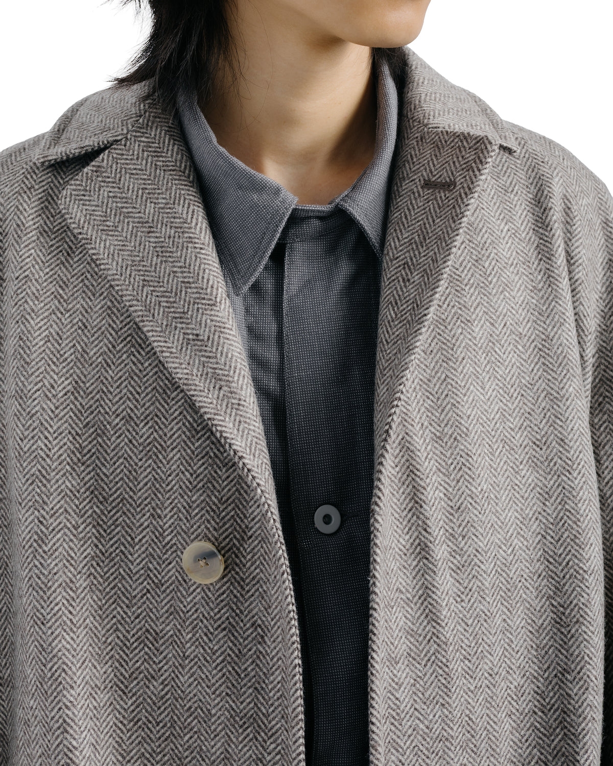 Cohérence Corb Chevron Tweed Jersey L. Beige