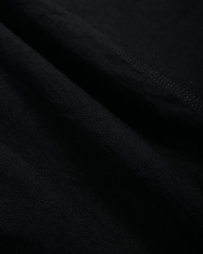 Cohérence Jackson Linen/Cotton Chevron Jacket Black