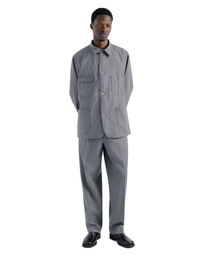 Cohérence Jackson Rover Wool Twill Grey Nailhead