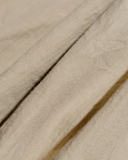 Cohérence Paul Linen/Cotton Chevron Trouser Ivory