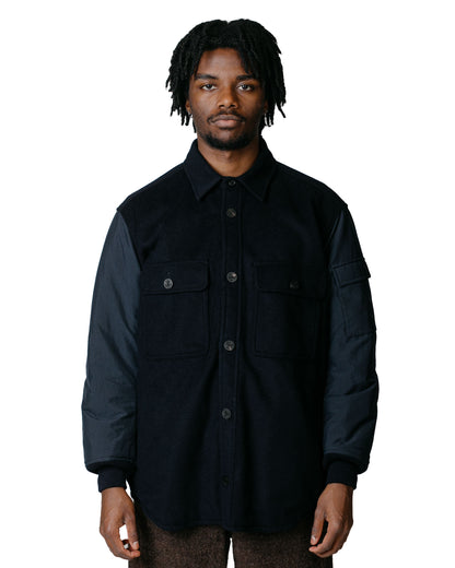 Comme des Garçons HOMME CPO Jacket CharcoalBlack model front