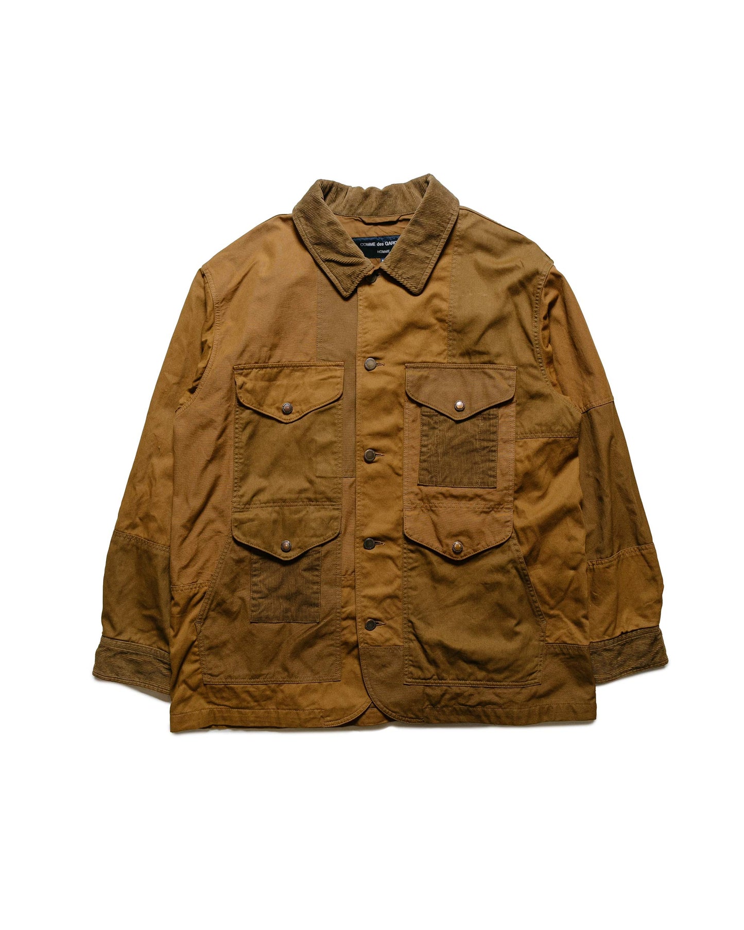 Comme des Garçons HOMME Cotton Drill Jacket Brown