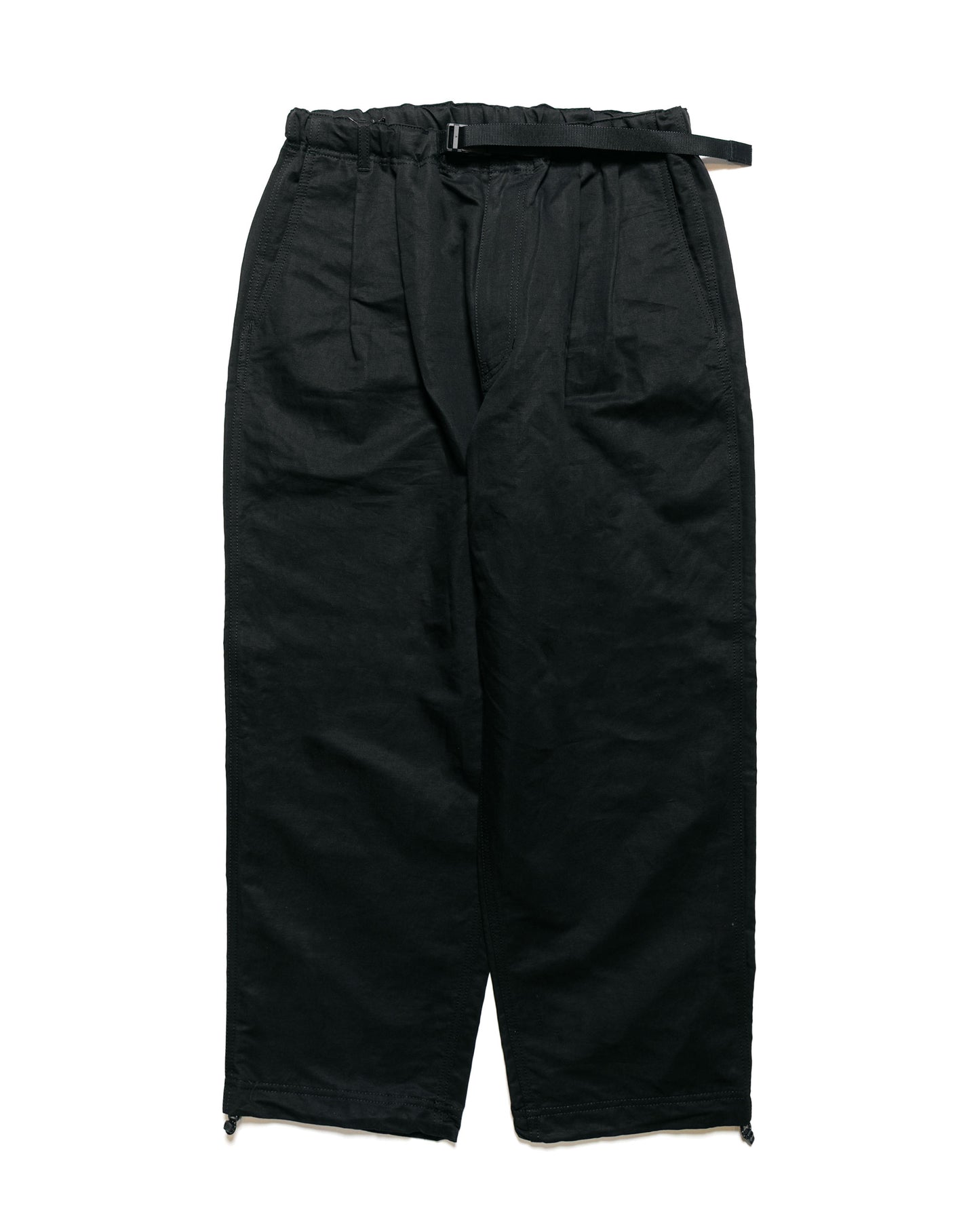 Comme des Garçons HOMME Cotton Linen Pleated Pants Black