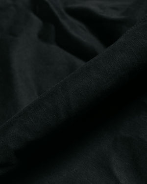 Comme des Garçons HOMME Cotton Linen Pleated Pants Black fabric