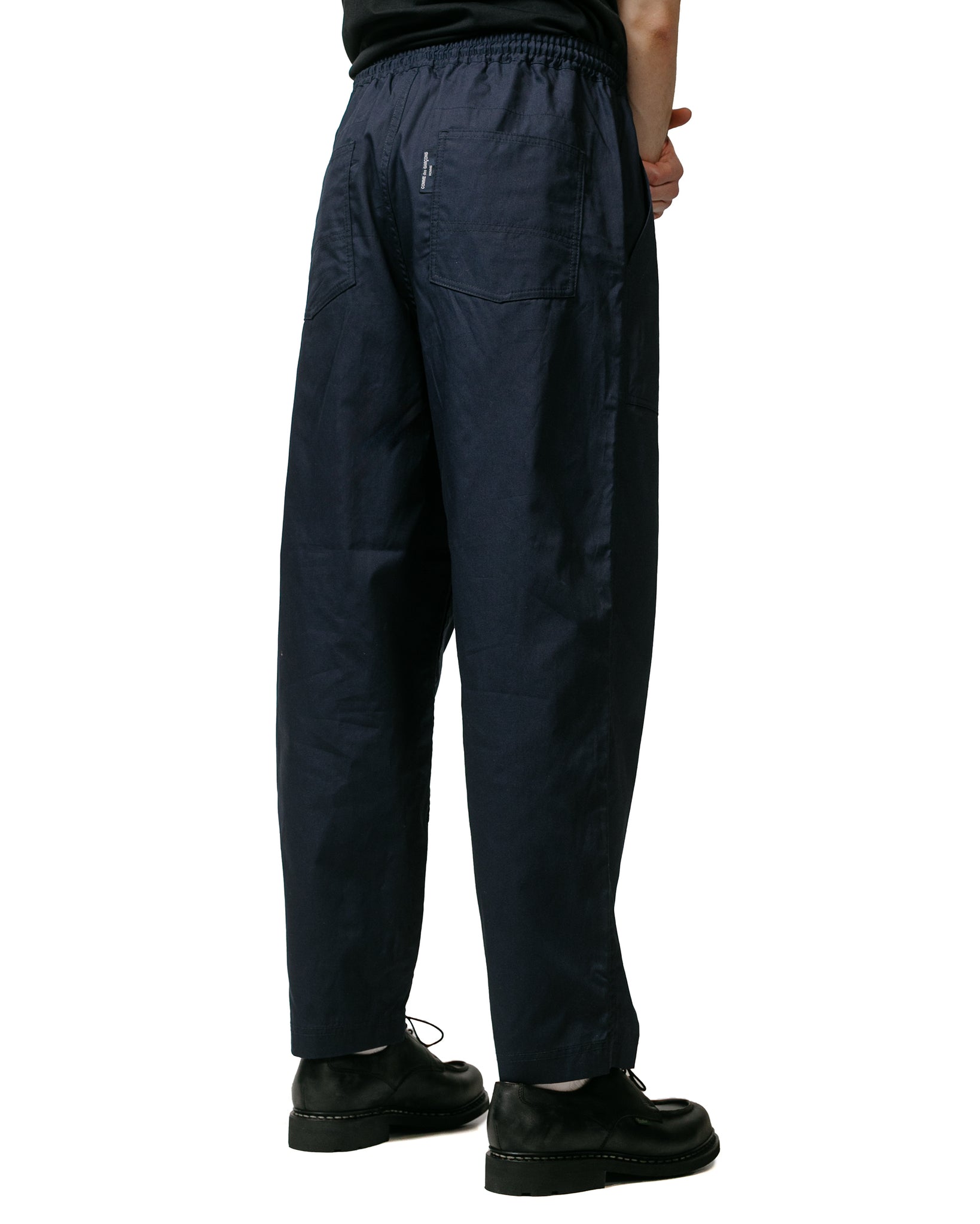 Comme des Garçons HOMME Cotton Pants Navy model back