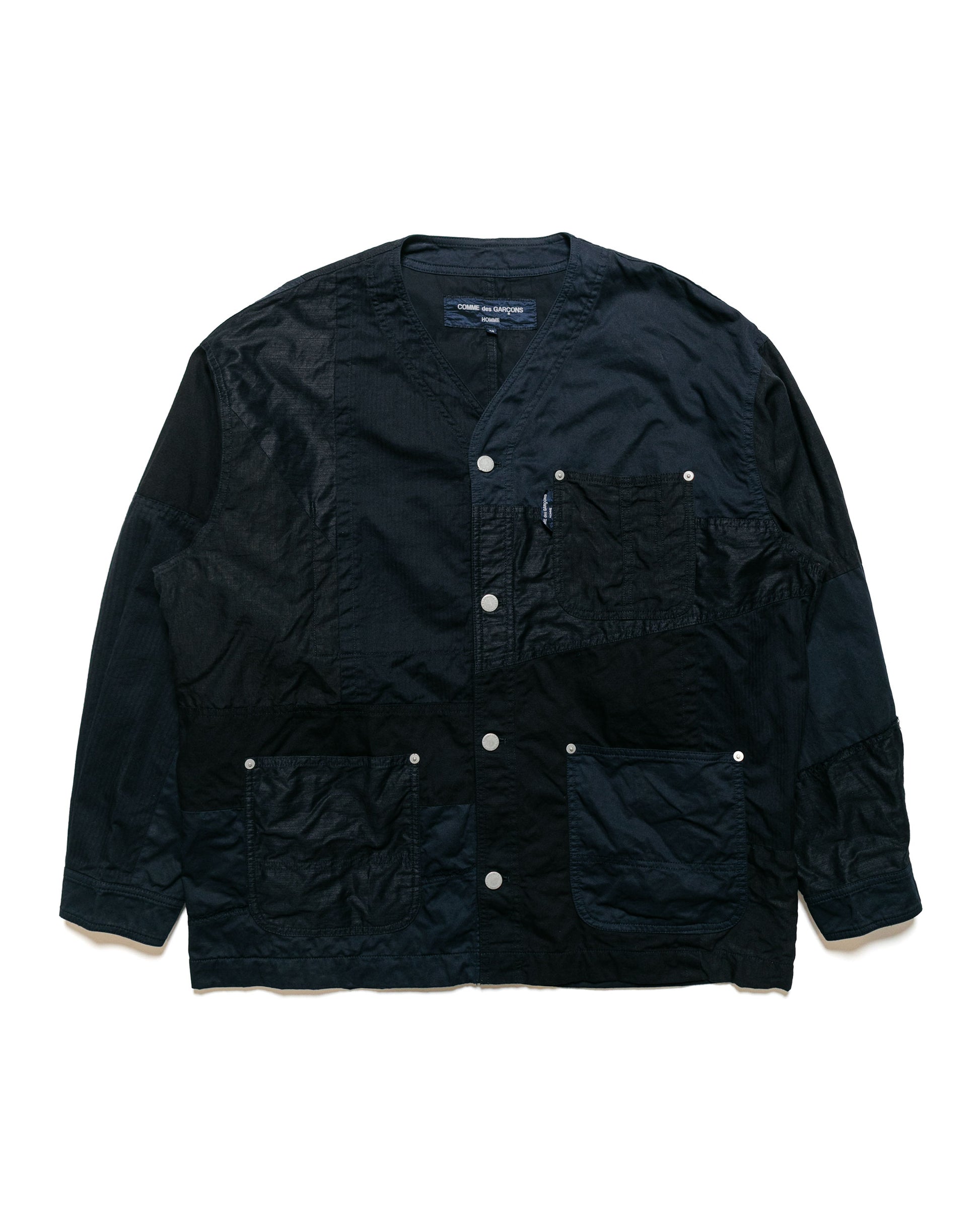 Comme des Garçons HOMME Multi Fabric Jacket Navy