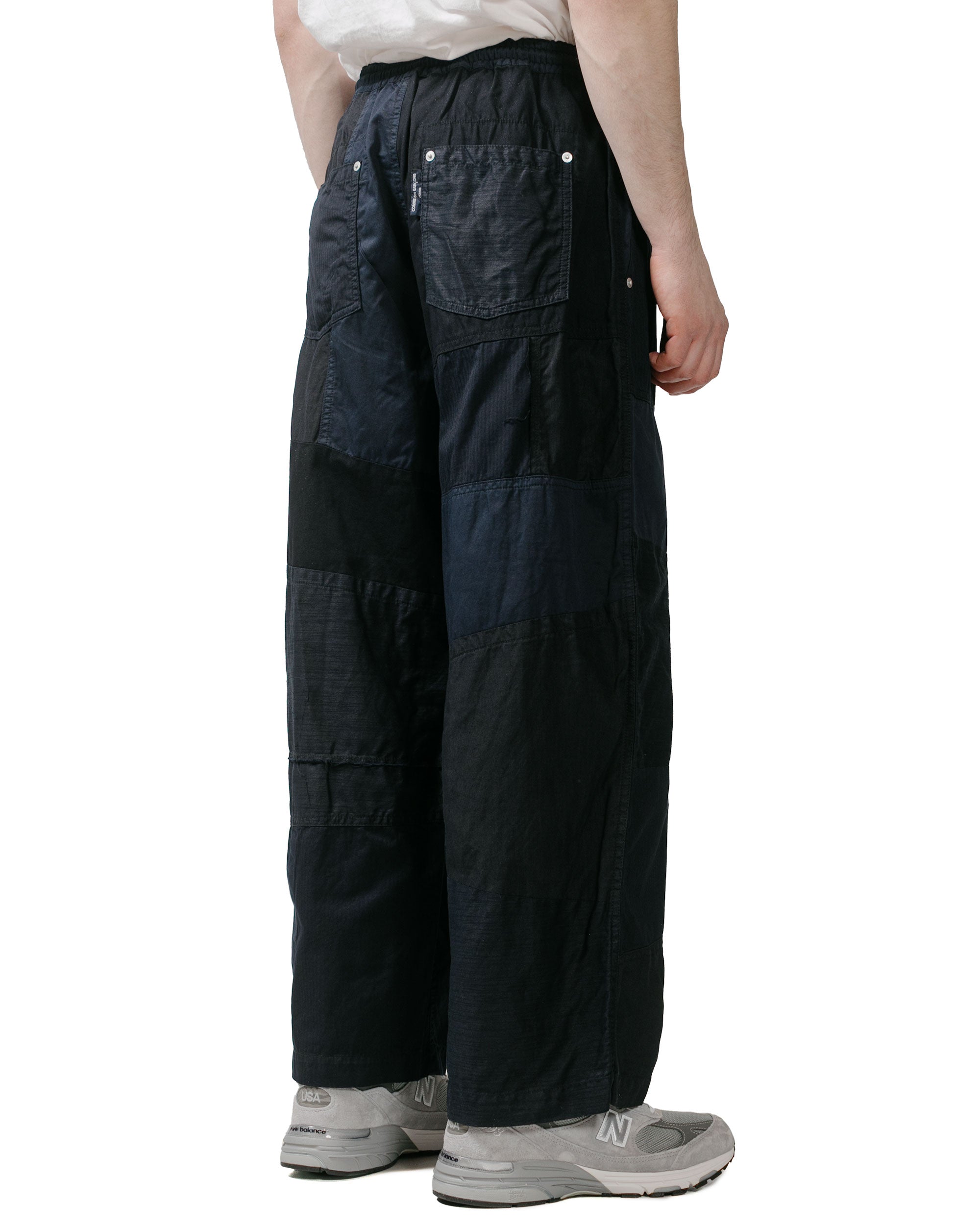 Comme des Garcons HOMME Multi Fabric Pants Navy