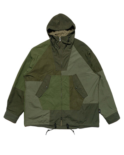 Comme des Garçons HOMME Patchwork Parka Khaki Mix 