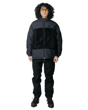 Comme des Garçons HOMME Polartec Fleece Jacket Black Model Full