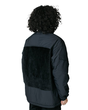 Comme des Garçons HOMME Polartec Fleece Jacket Black Model Back