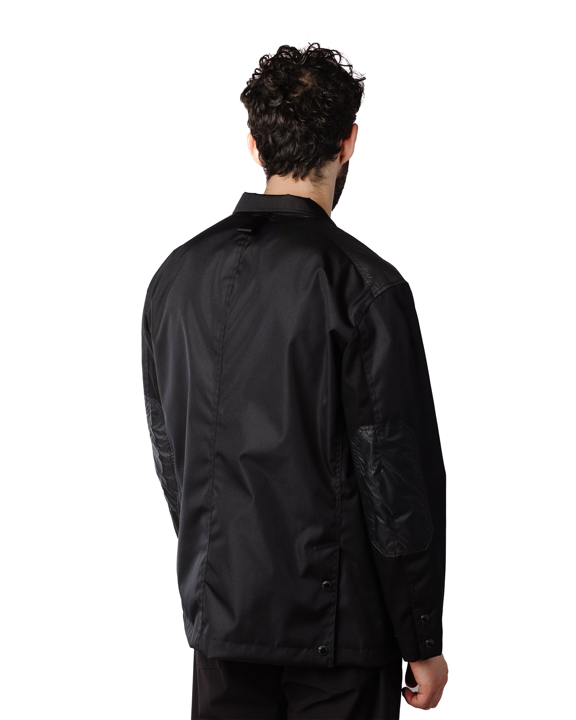 Comme des Garçons HOMME Polyester Blazer Black Model Rear