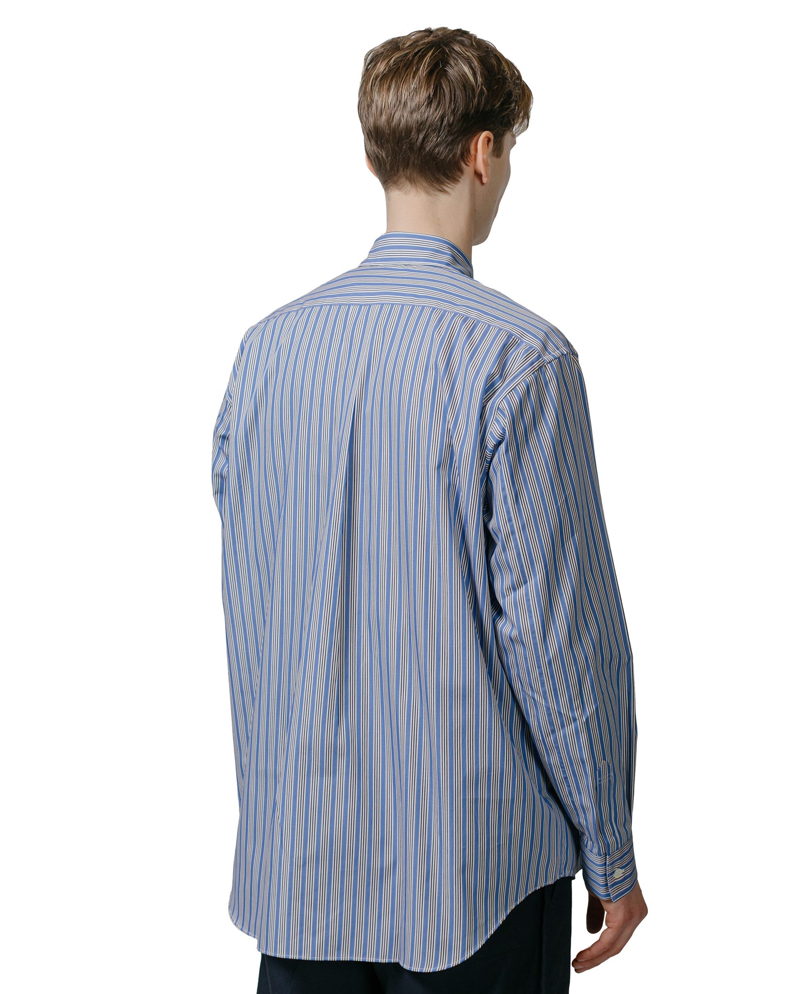 Comme des Garçons SHIRT Wide Classic Big Collar Shirt Stripe 2 model back