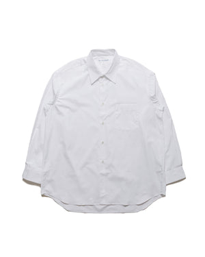 Comme des Garçons SHIRT Wide Classic Big Collar Shirt White