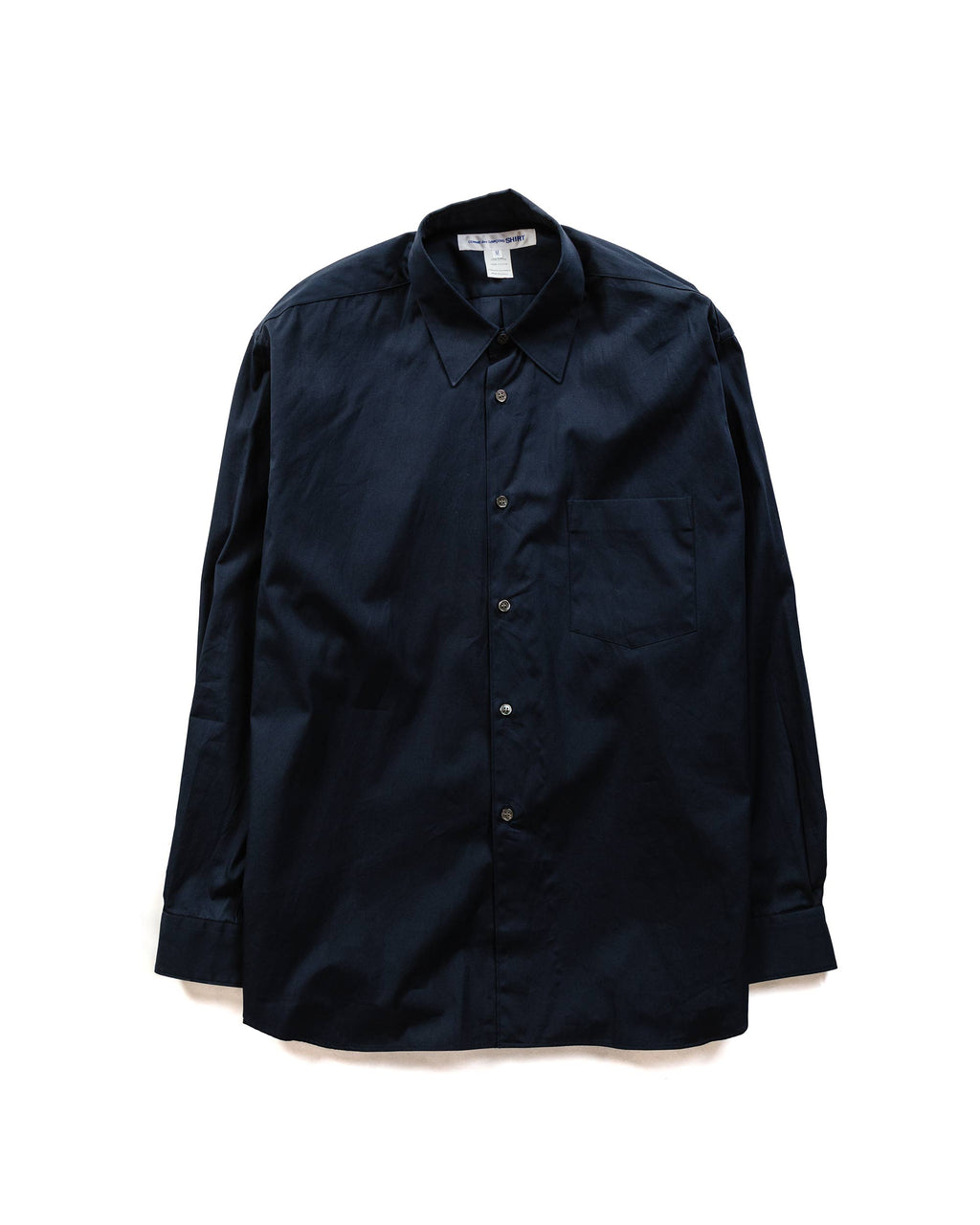 コム デ ギャルソン SHIRT ワイド クラシック ビッグカラー シャツ 