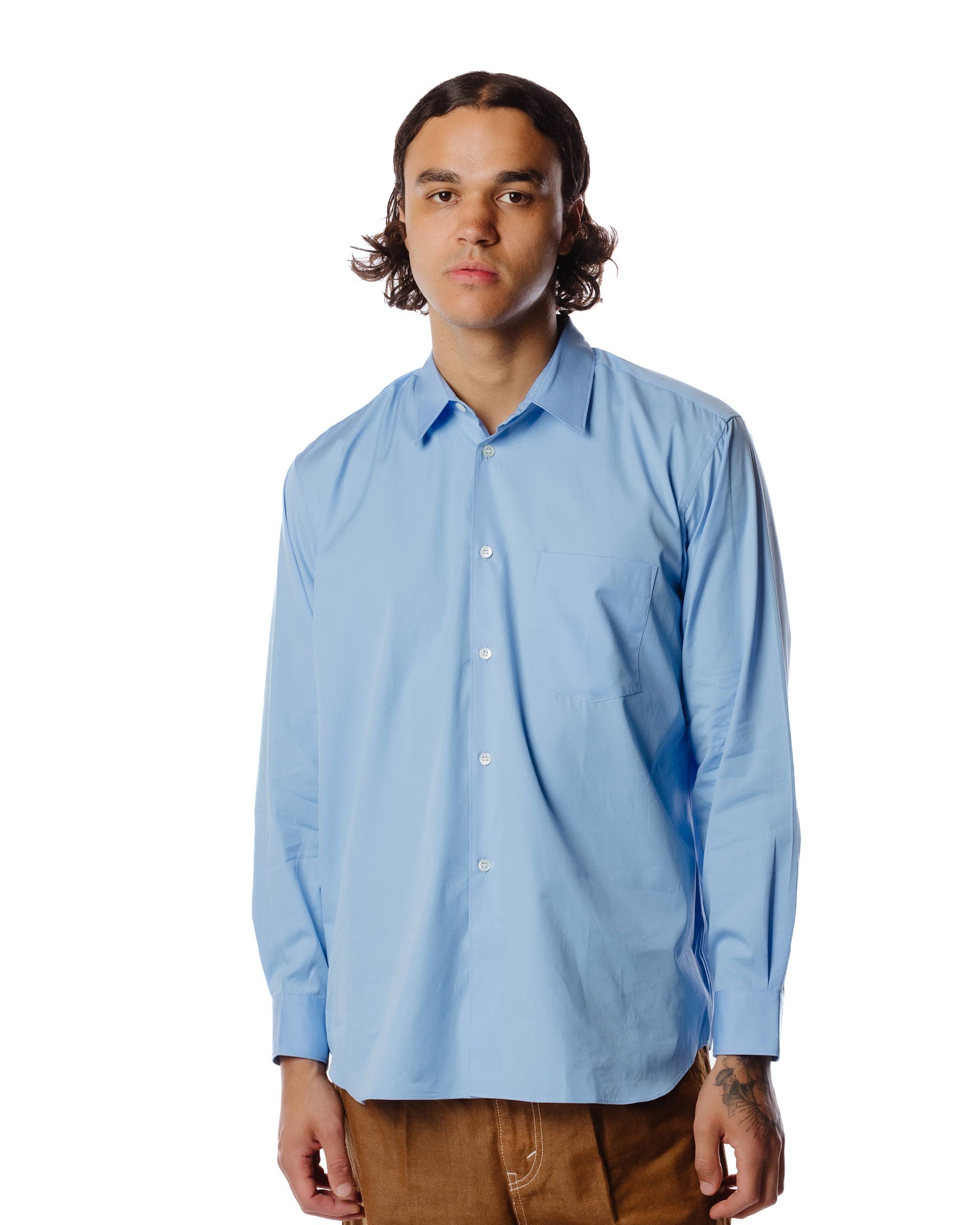 Comme des Garçons SHIRT Wide Classic Shirt Sky Model Detail