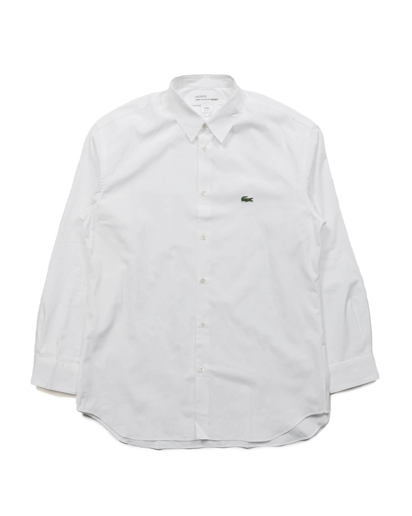 Comme des Garçons SHIRT x Lacoste Cotton Poplin Shirt White