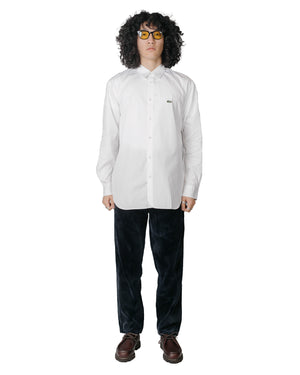 Comme des Garçons SHIRT x Lacoste Cotton Poplin Shirt White Model Full