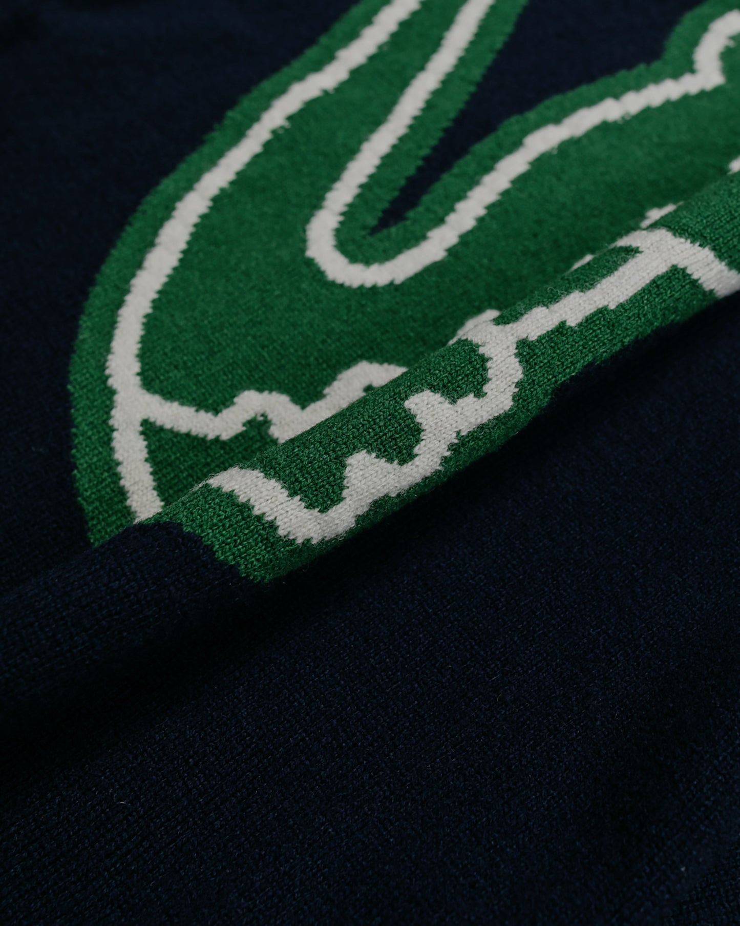 Comme des Garçons SHIRT x Lacoste Knit Sweater Navy Fabric