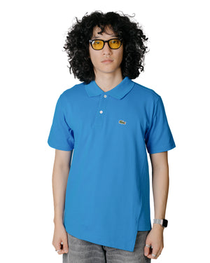 Comme des Garçons SHIRT x Lacoste Polo Shirt Blue Model Front