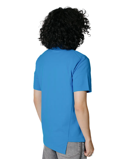 Comme des Garçons SHIRT x Lacoste Polo Shirt Blue Model Back