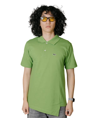 Comme des Garçons SHIRT x Lacoste Polo Shirt Green Model Front'