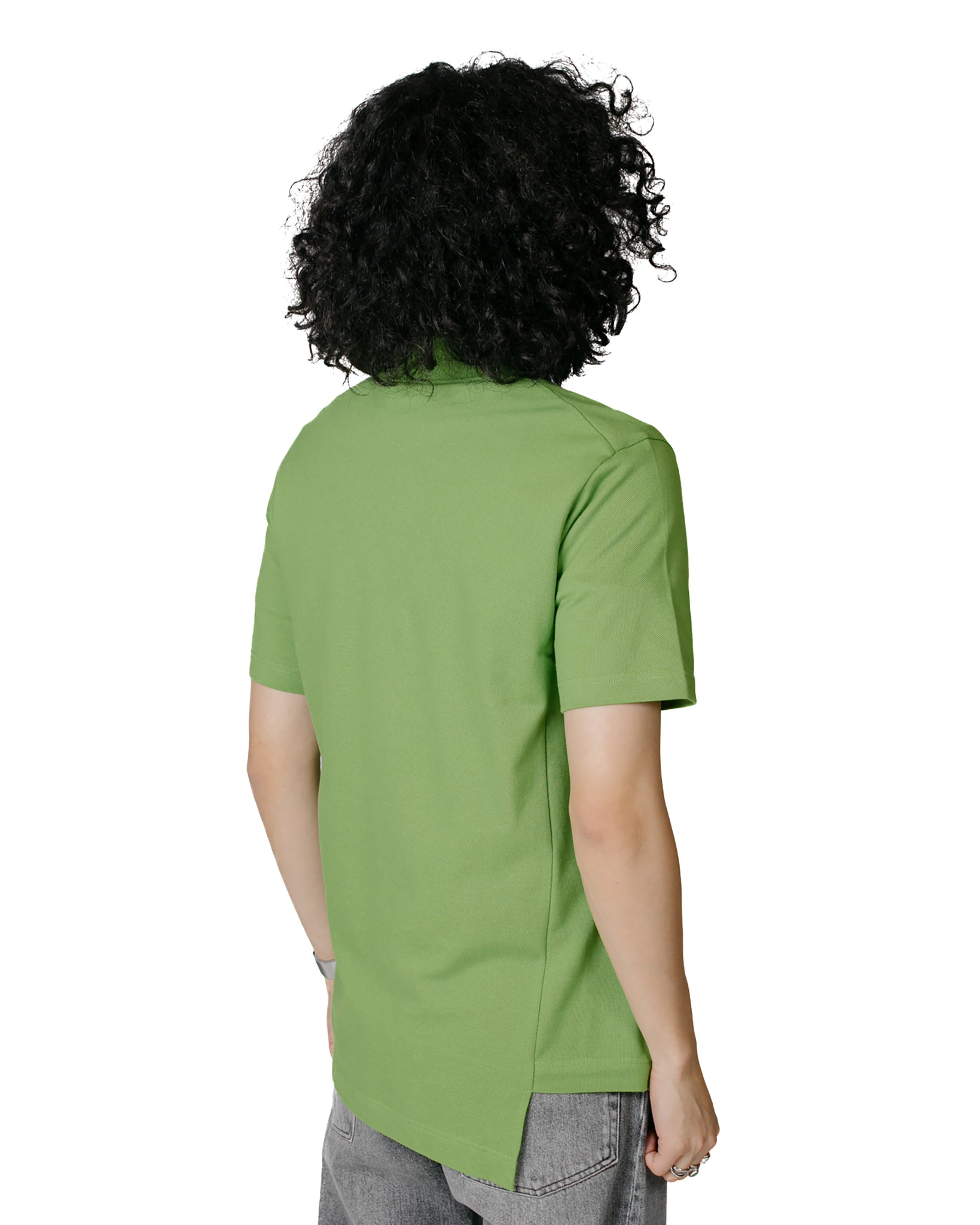 Comme des Garçons SHIRT x Lacoste Polo Shirt Green Model Back