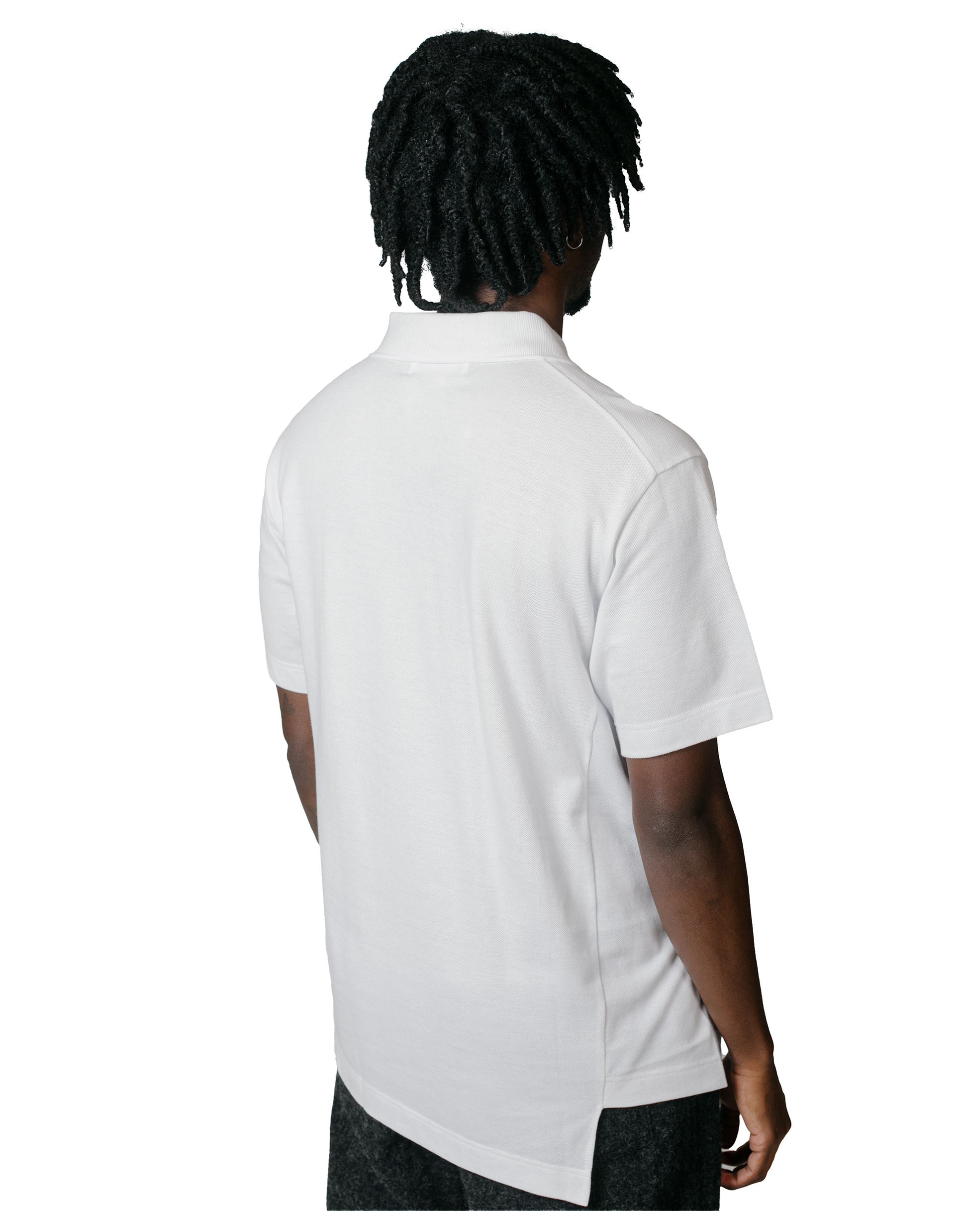 Comme des Garçons SHIRT x Lacoste Polo Shirt White model back