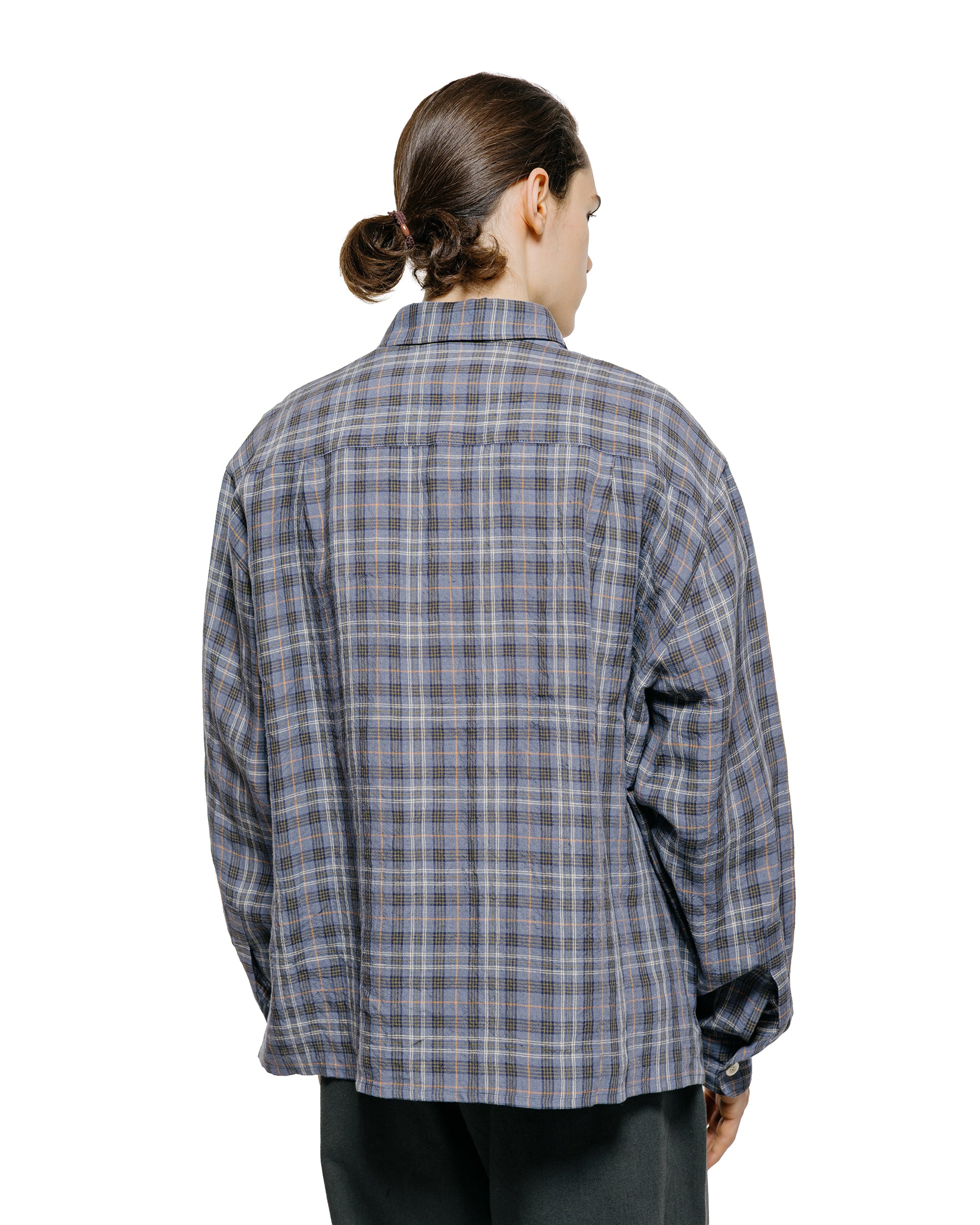 Conkers Farmer Shirt Irish Linen Sloe