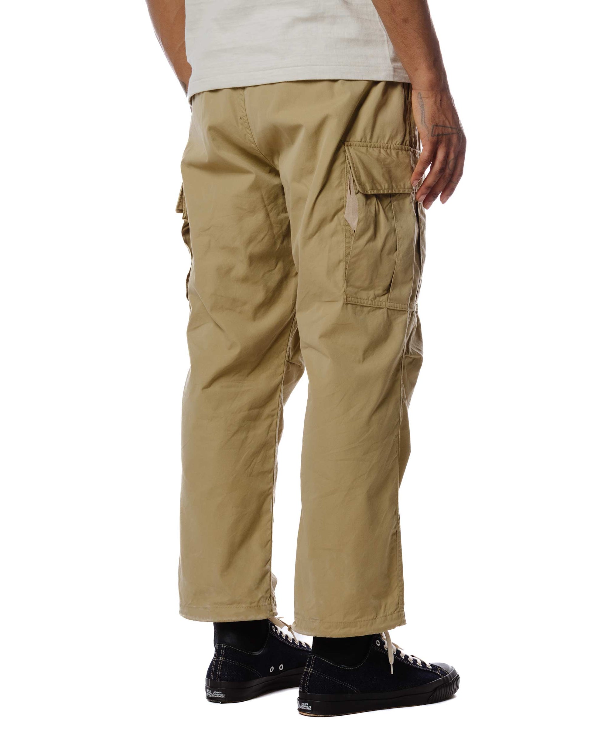 Corona Utility FP006E Fatigue Slacks 'Jungle Easy Slacks' Military Nylon/Cotton Blocks Beige Back