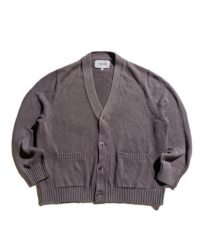 Corridor Acid Wash Cardigan Purple