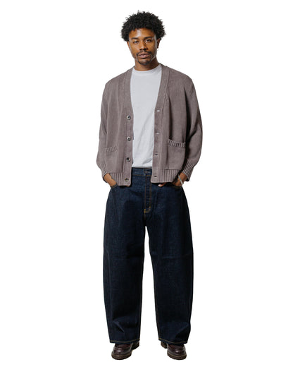 Corridor Acid Wash Cardigan Purple