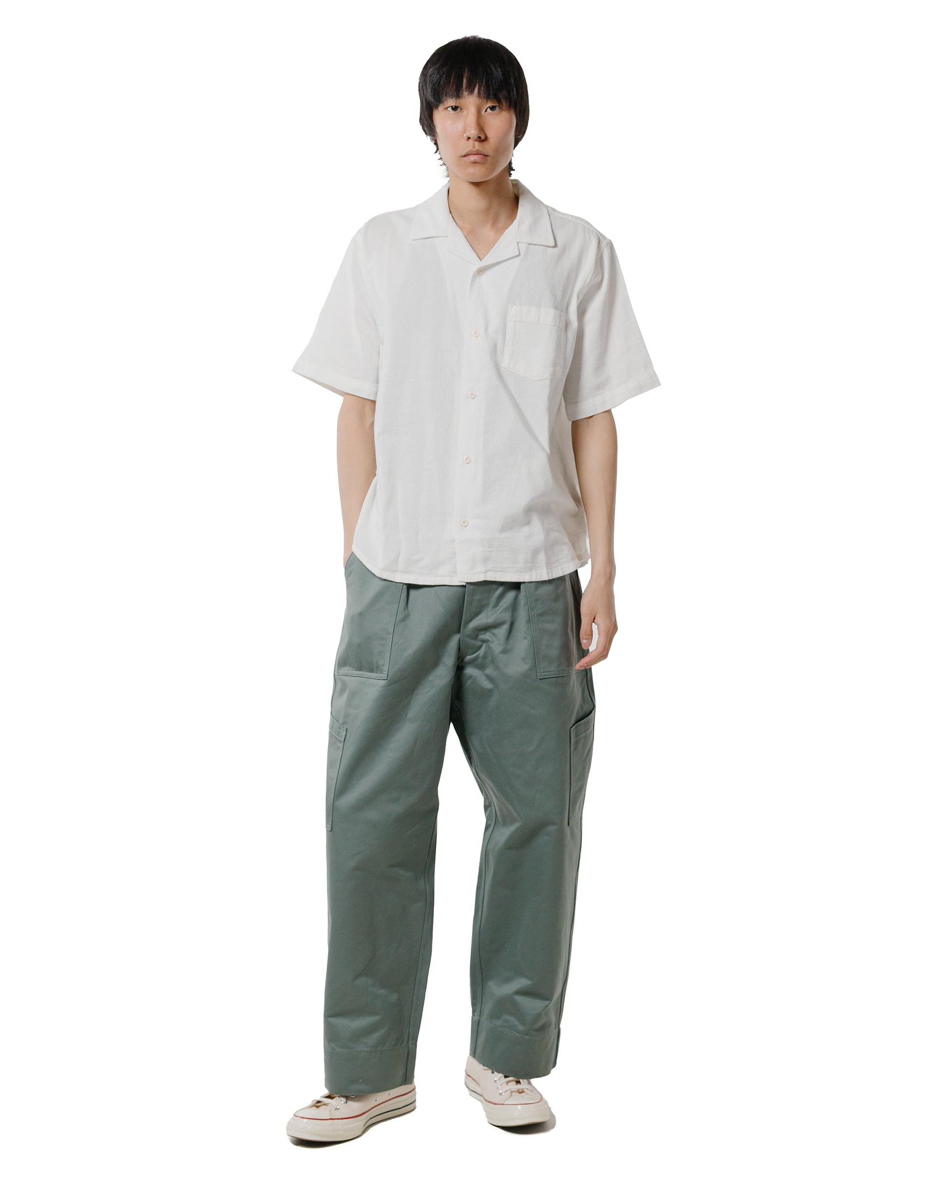 Corridor Hopsack SS White