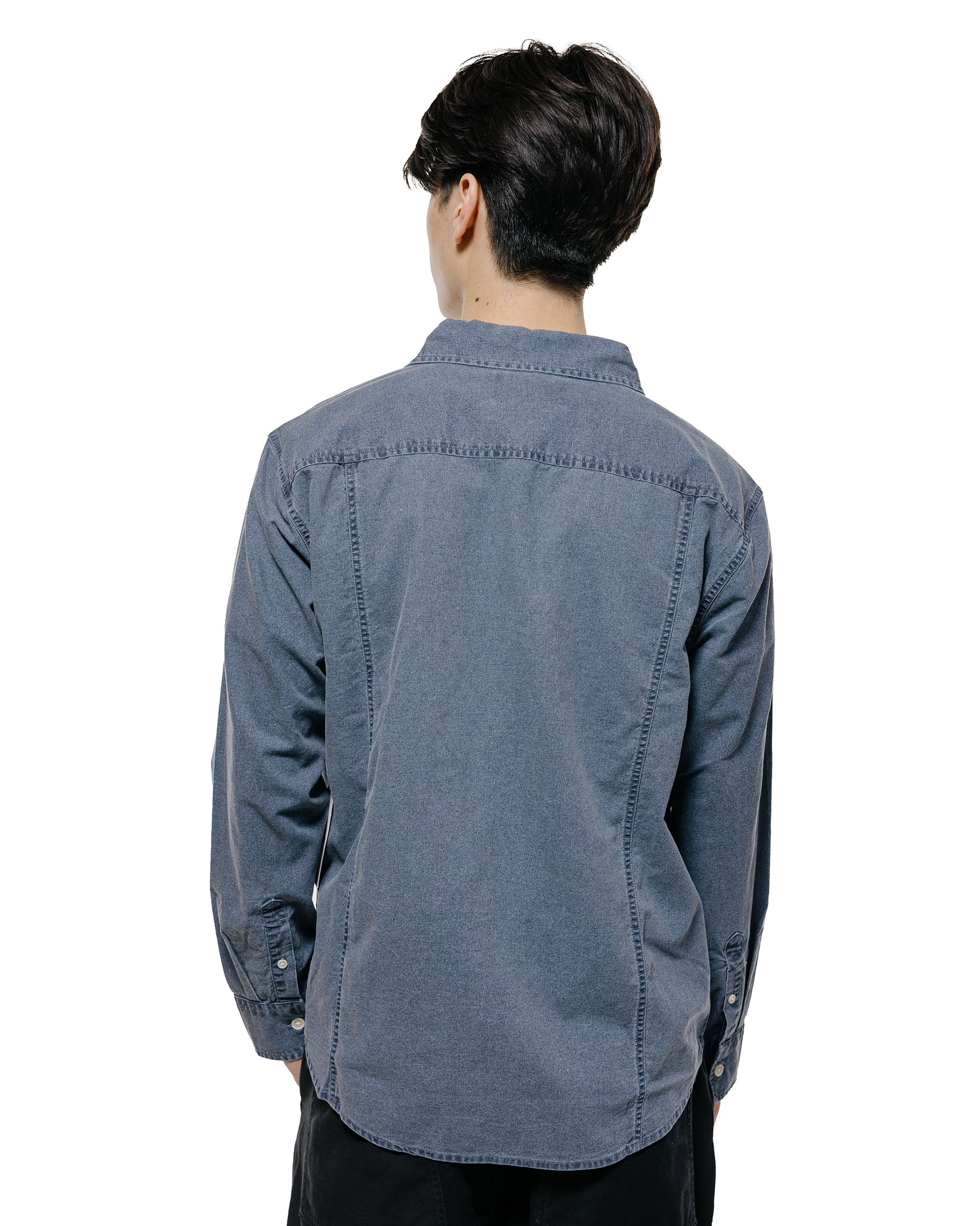 lost & found Corridor Corridor Pigment Dye Canvas LS Navy