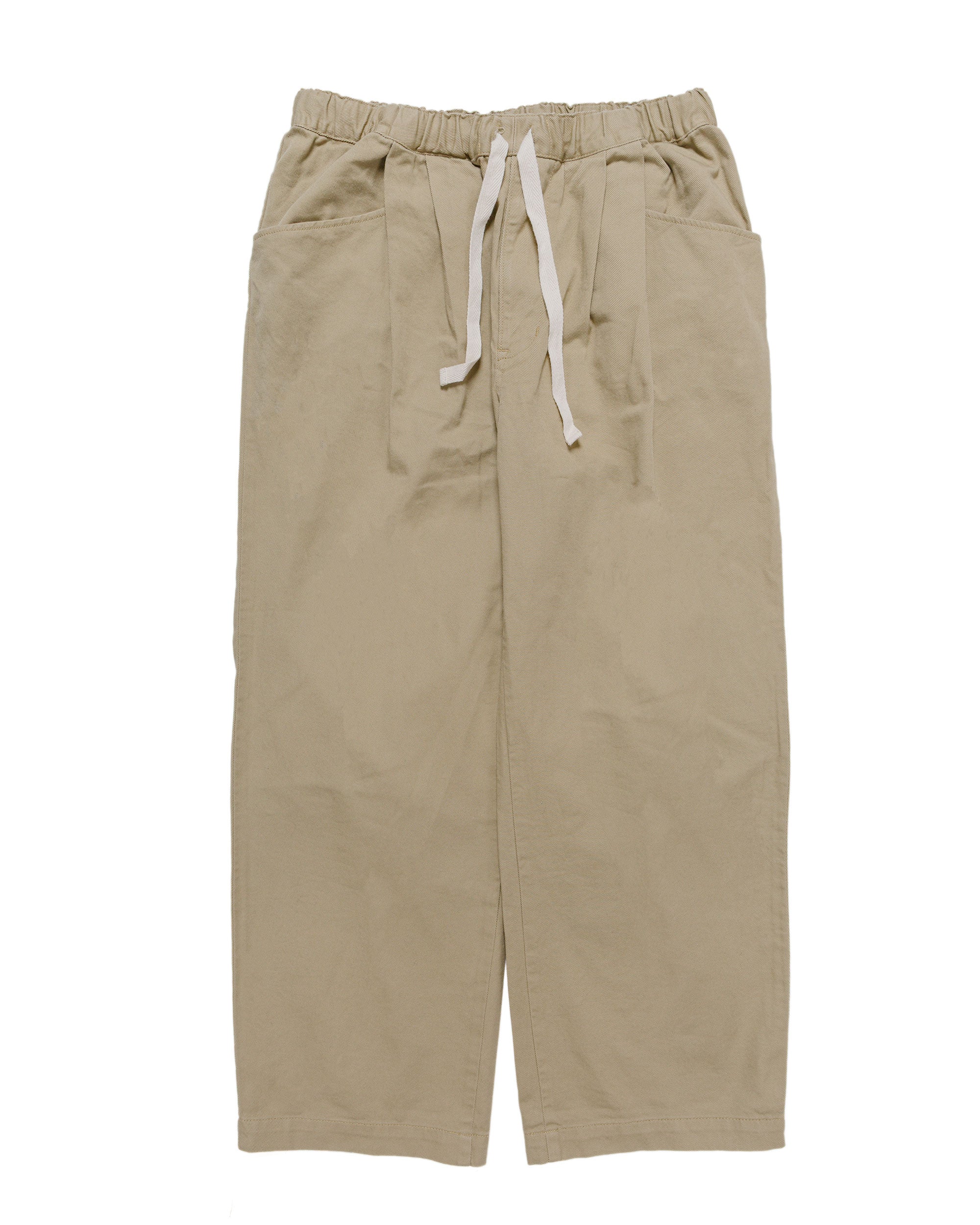 Danton 10/- Loose Chino Tuck Pants Beige Danton 10/- Loose Chino Tuck Pants Beige