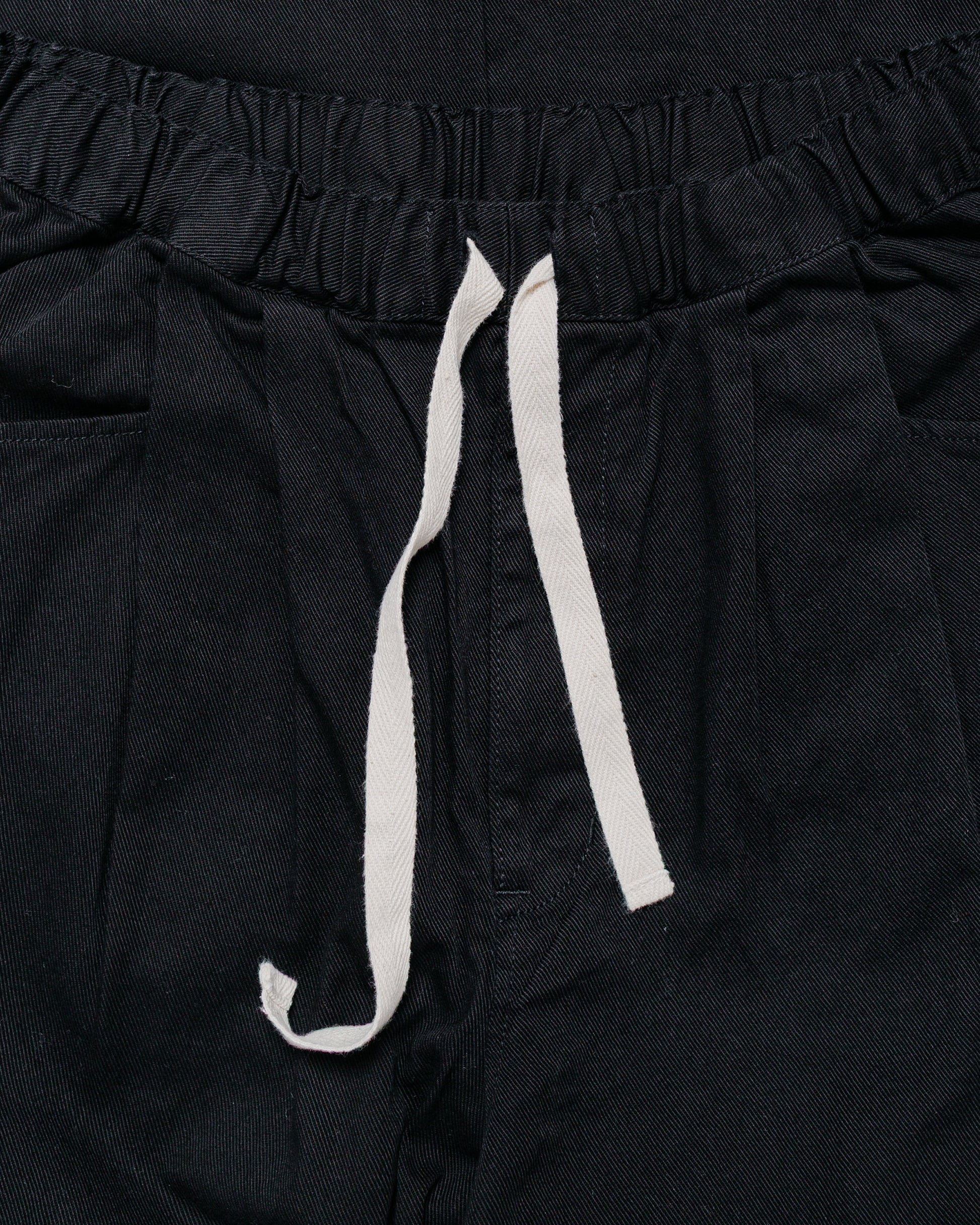 Danton 10/- Loose Chino Tuck Pants Black