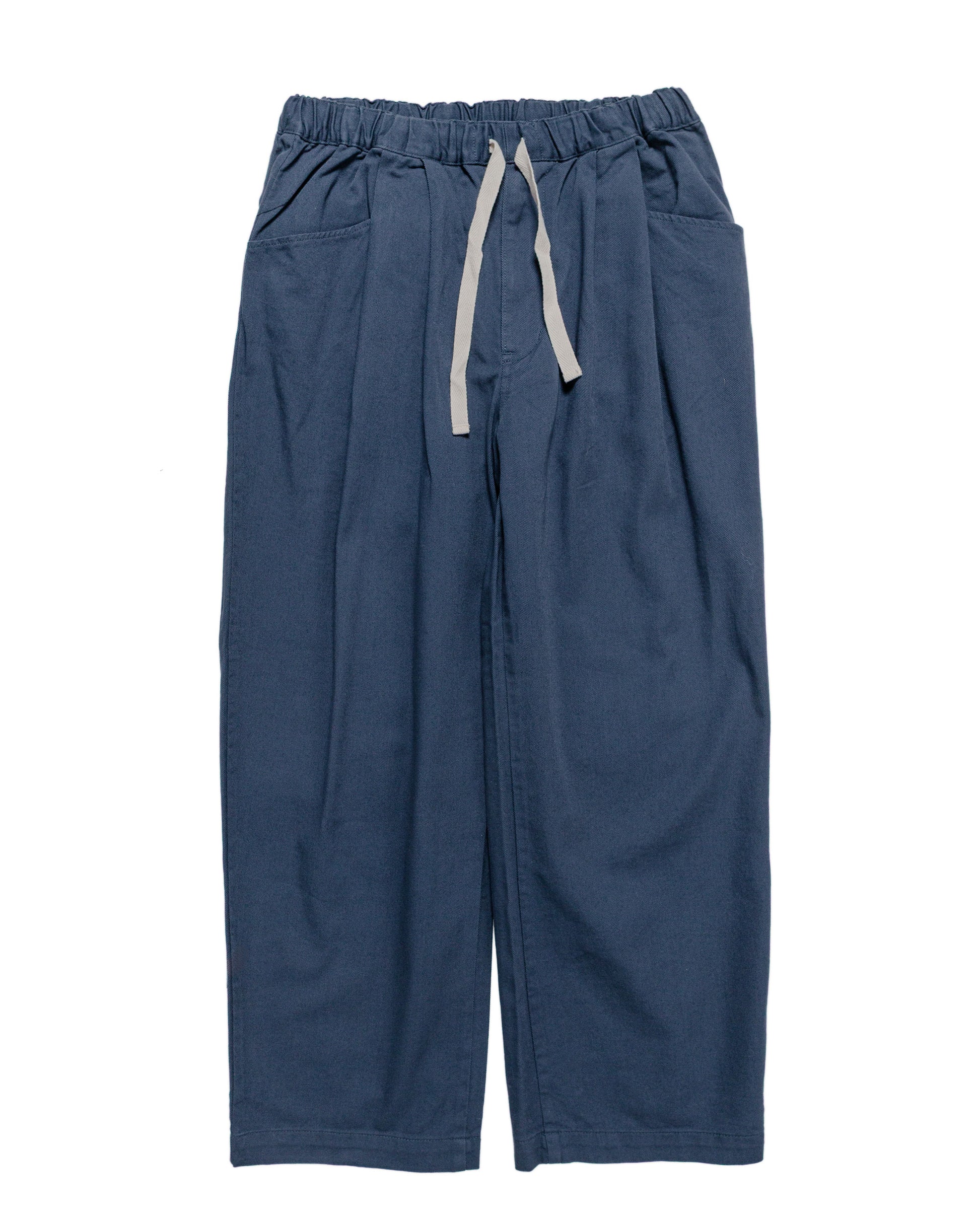 Danton 10/- Loose Chino Tuck Pants Blue