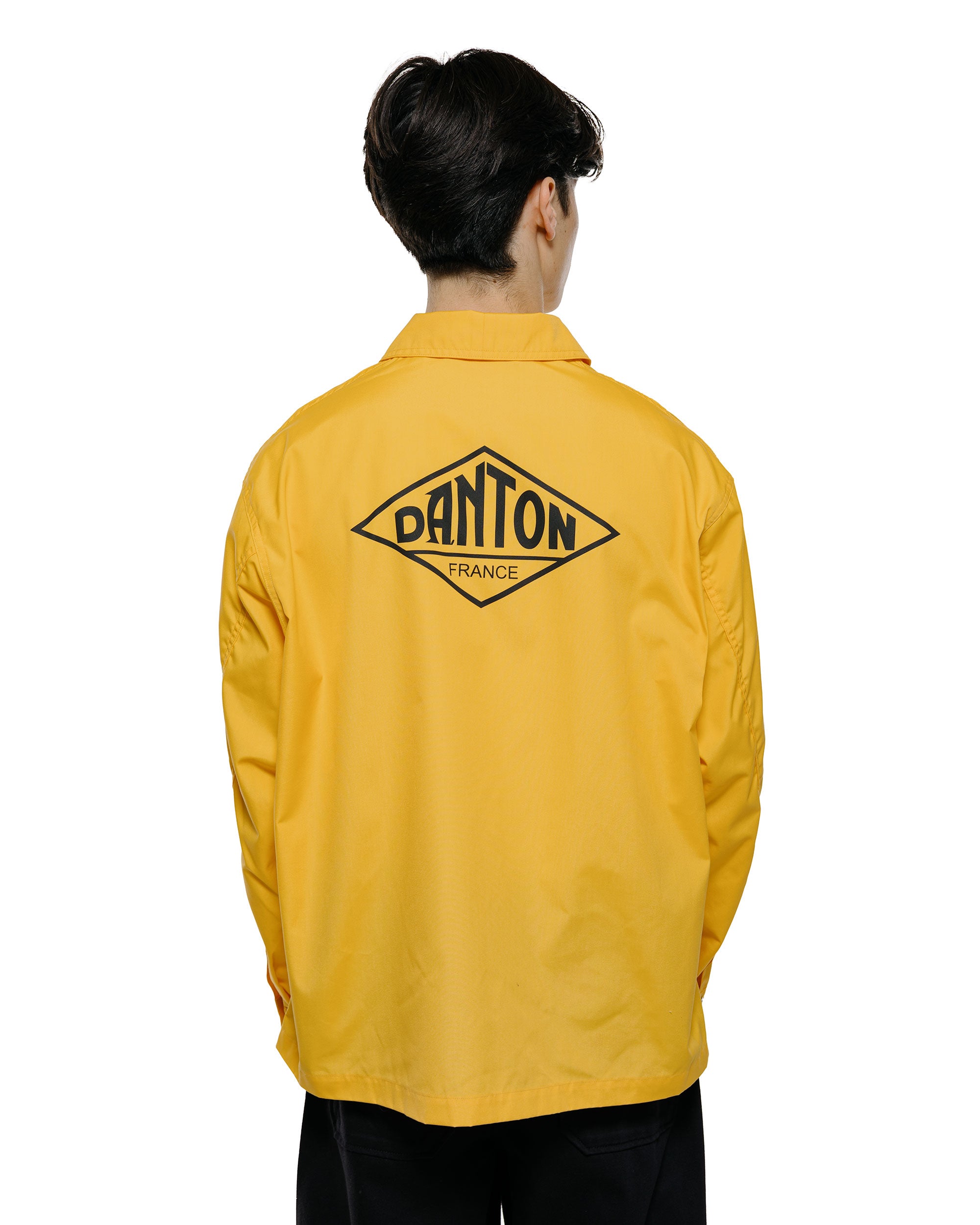 Danton Back Logo Coveralls TC Weather Poplin Yellow