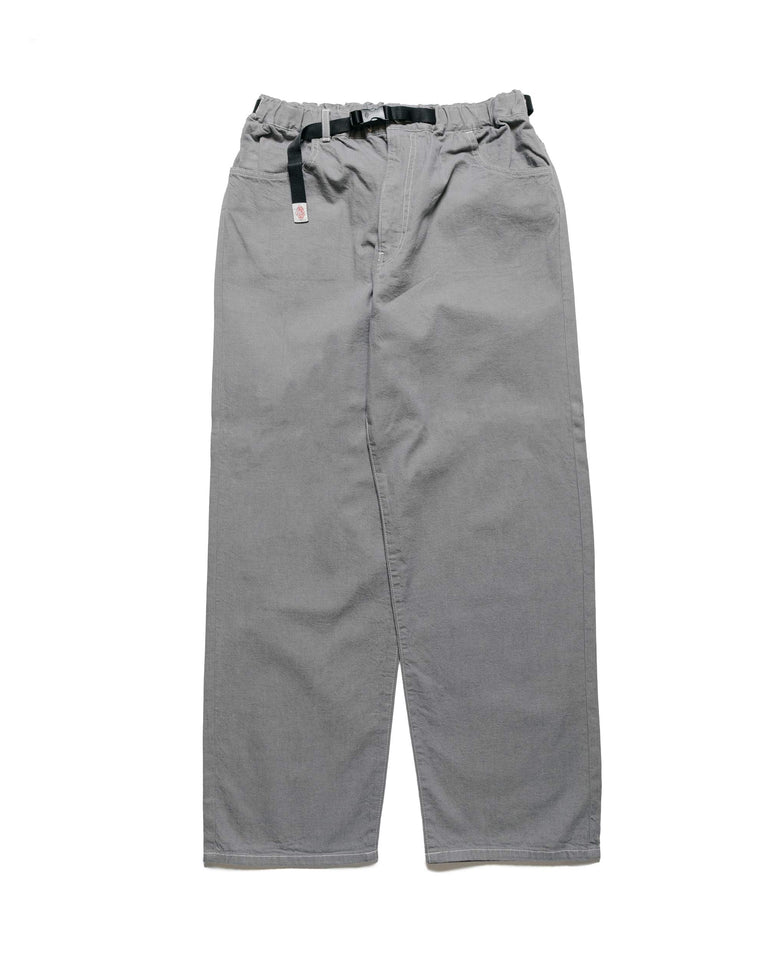 Danton Colour Denim Belted Easy Pant Grey