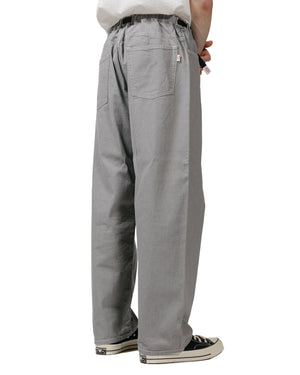 Danton Colour Denim Belted Easy Pant Grey model back