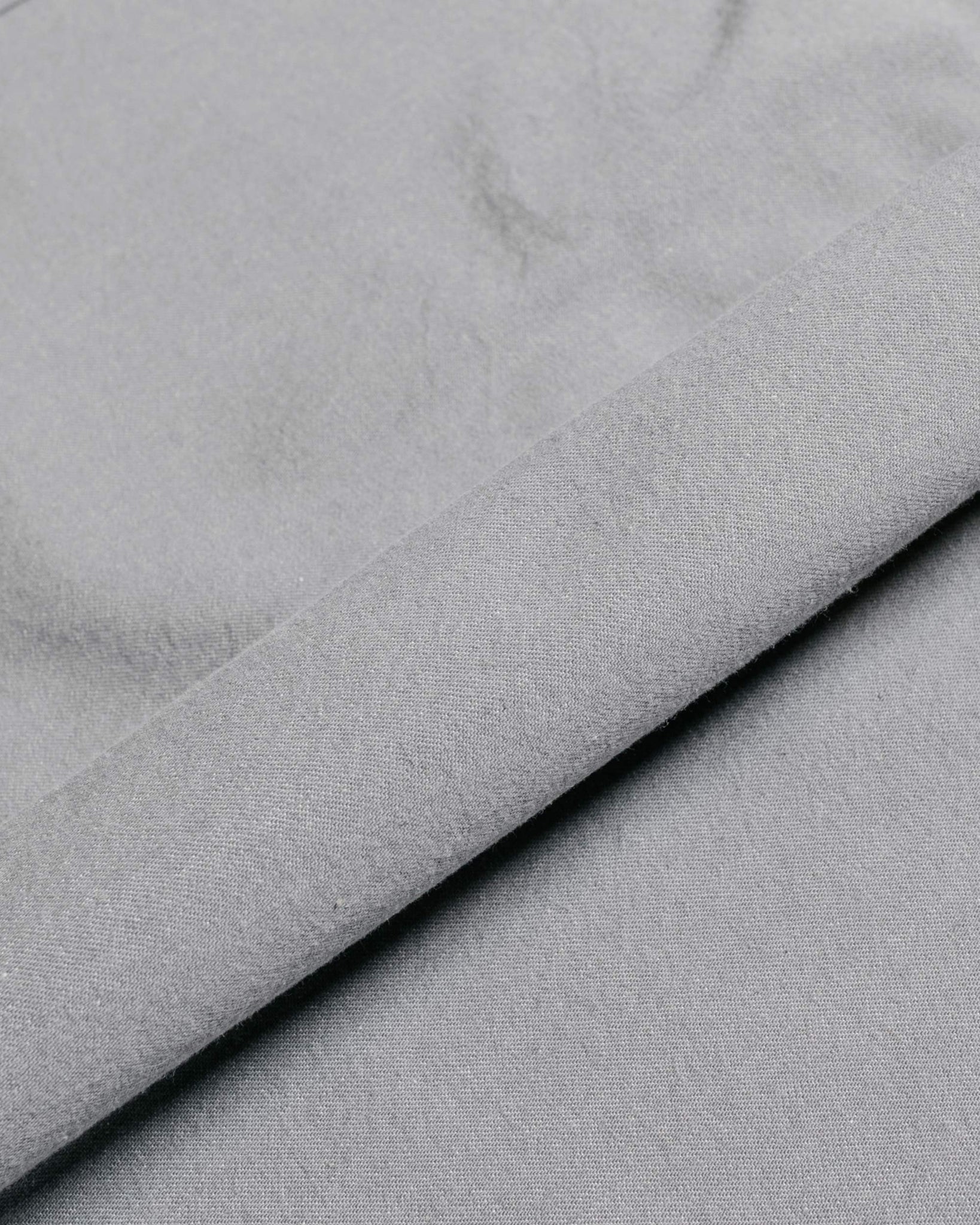 Danton Colour Denim Belted Easy Pant Grey fabric