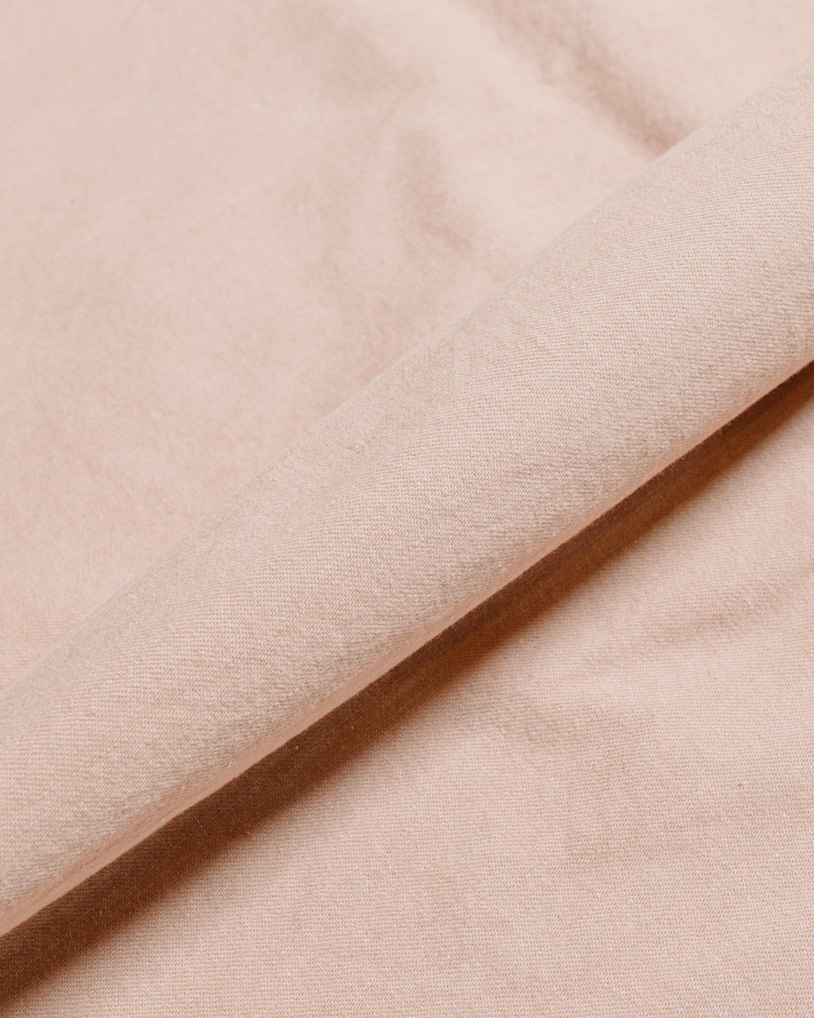Danton Colour Denim Belted Easy Pant Salmon Pink fabric