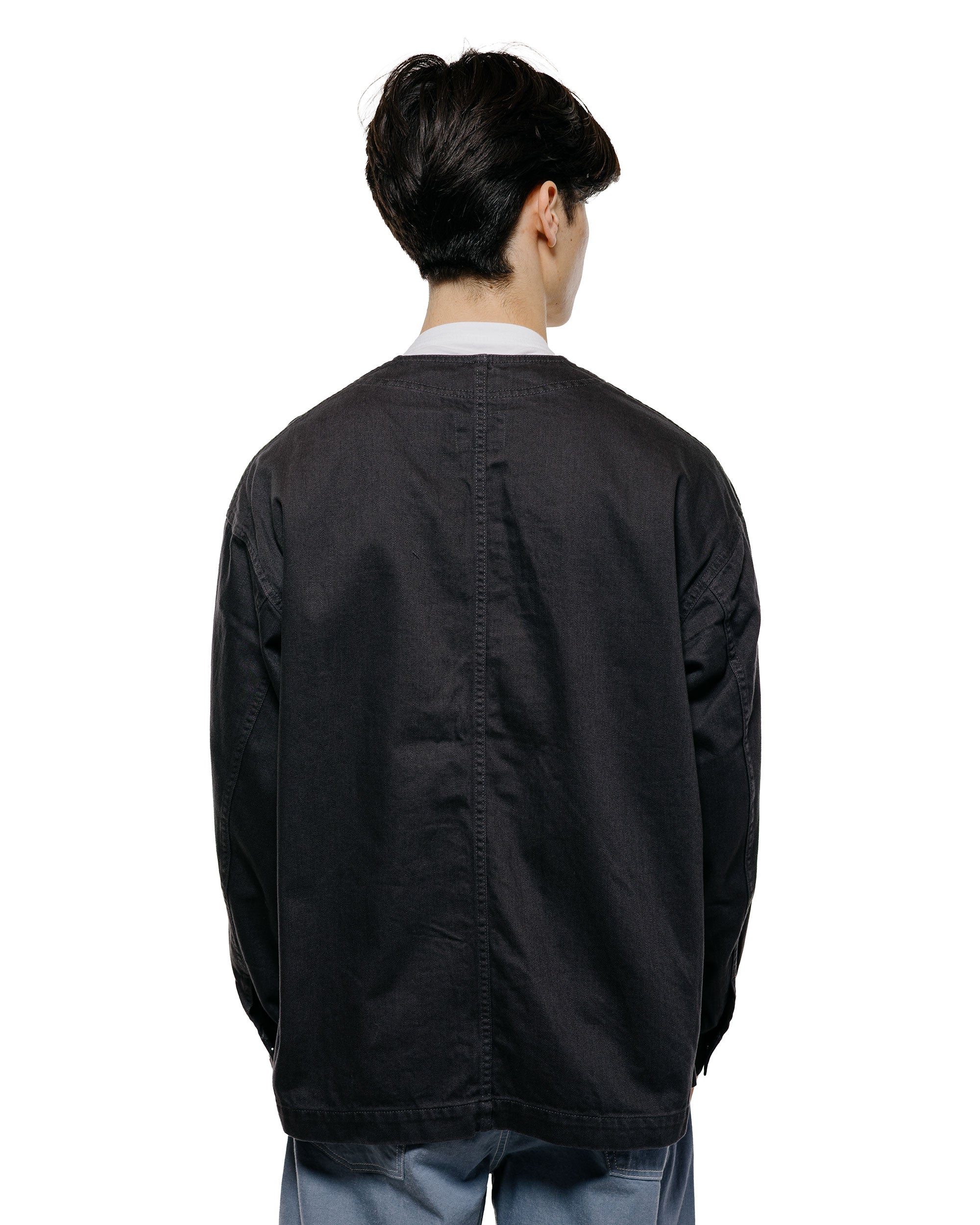 DANTON／カツラギジャケット Danton Katsuragi Collarless Jacket Charcoal Black