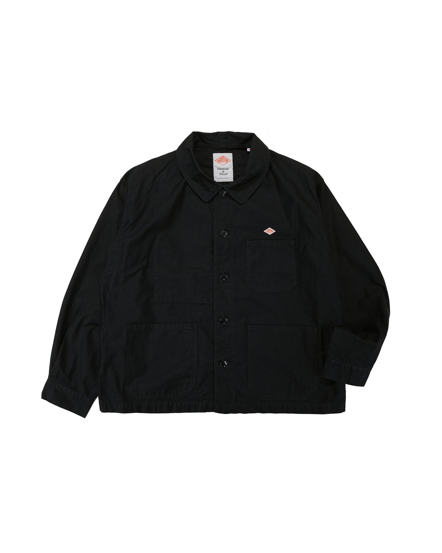 Danton Moleskin Wide Coveralls Black