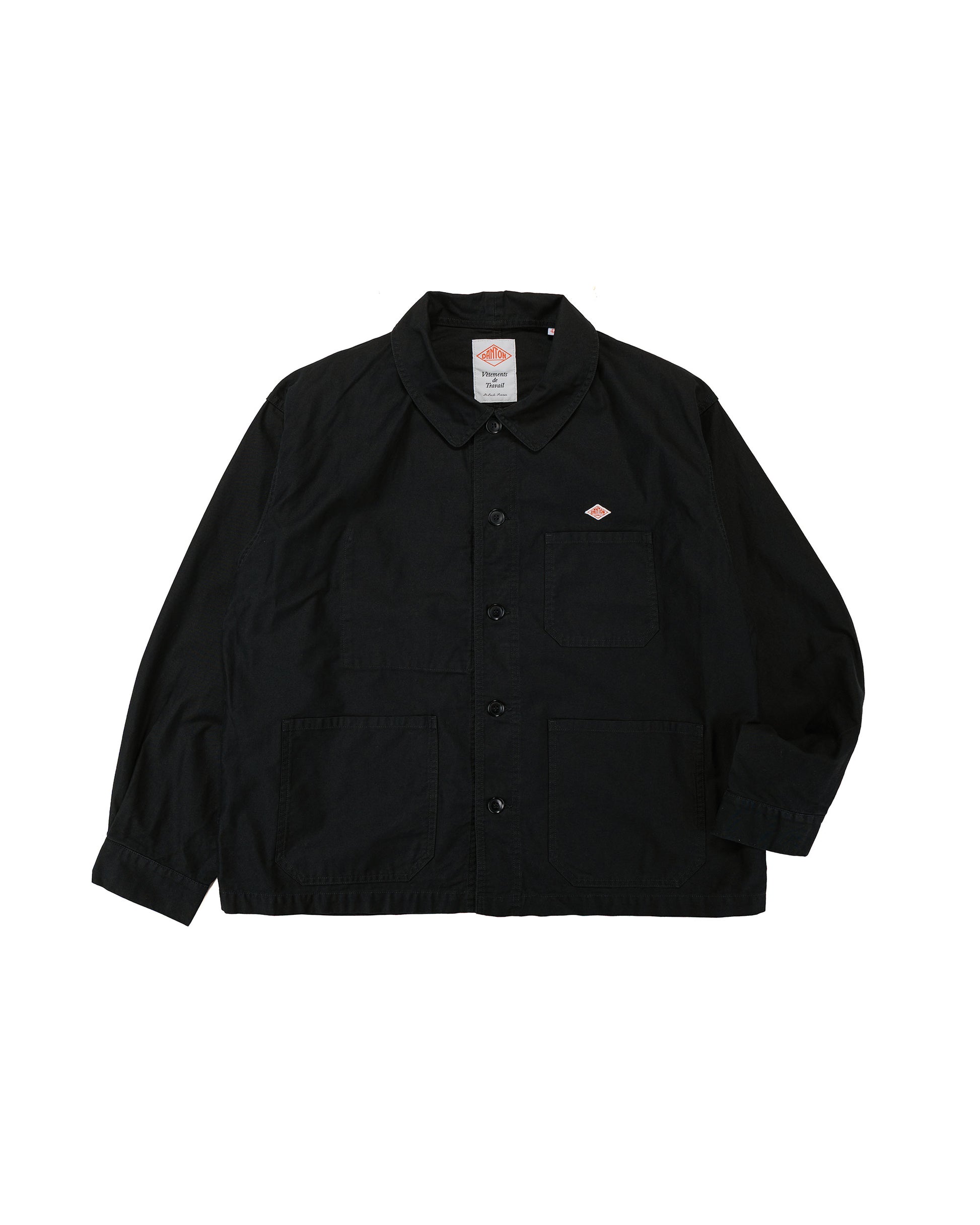 Danton Moleskin Wide Coveralls Black