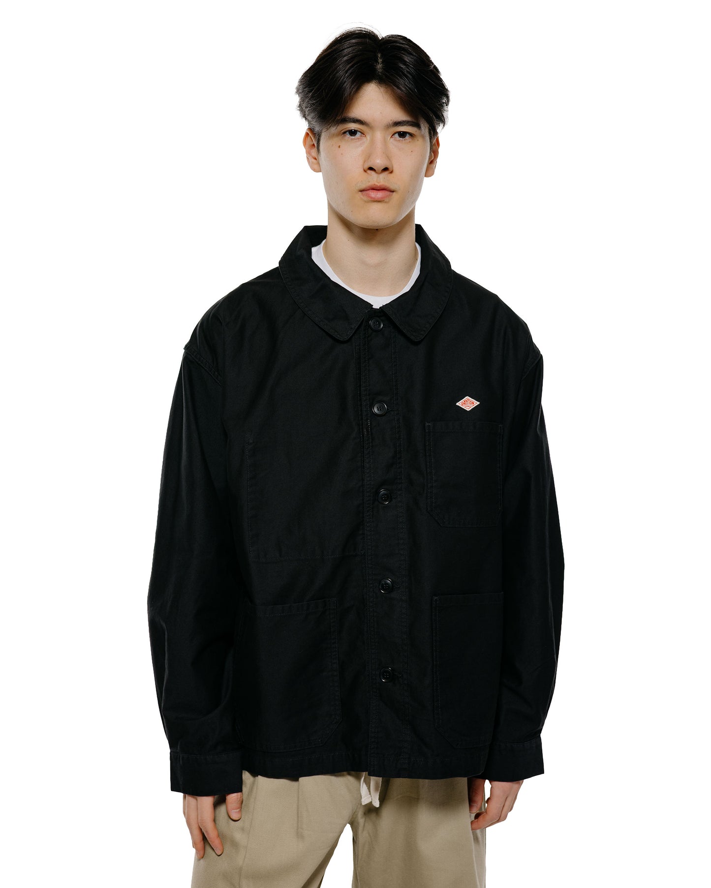 Danton Moleskin Wide Coveralls Black
