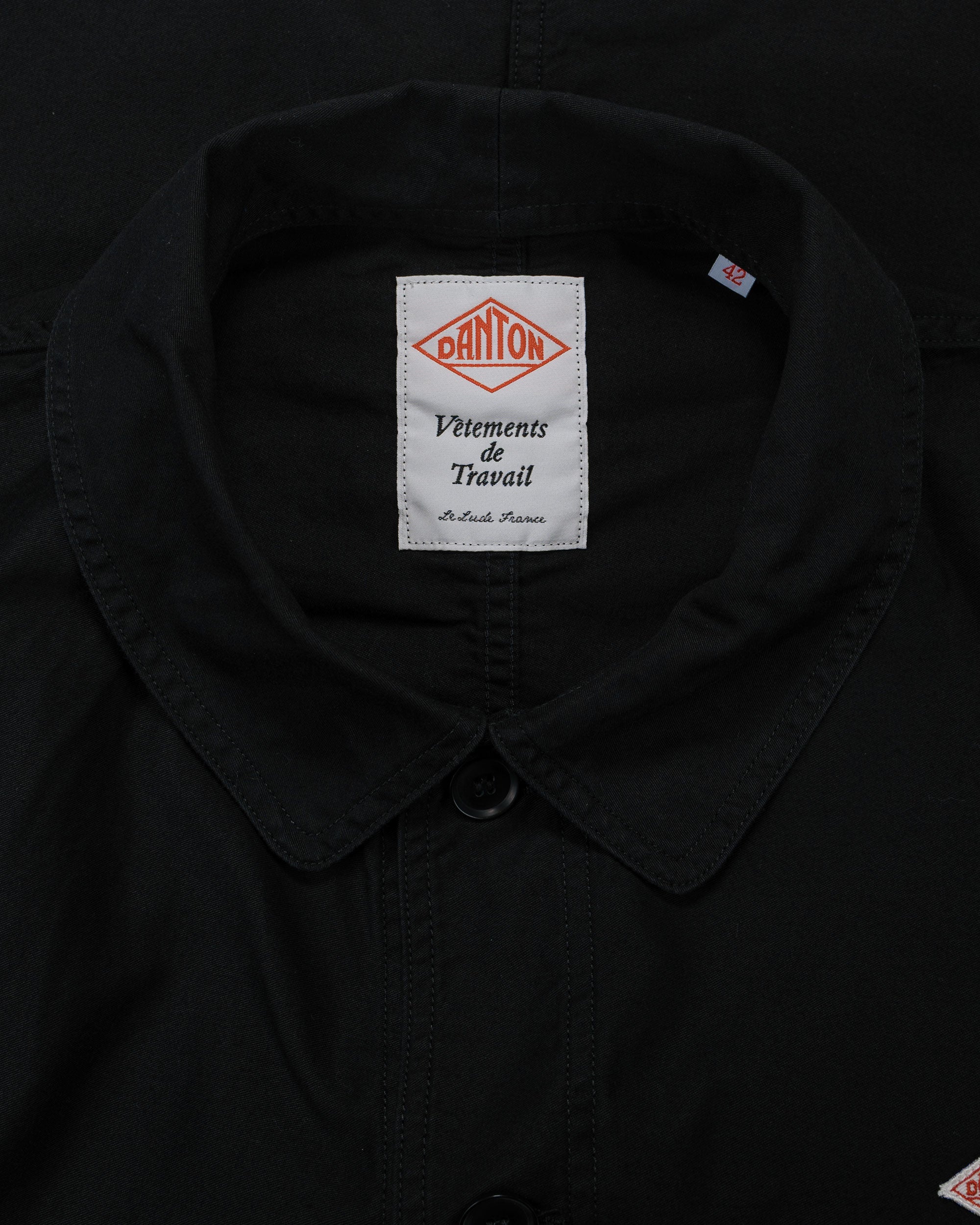 Danton Moleskin Wide Coveralls Black