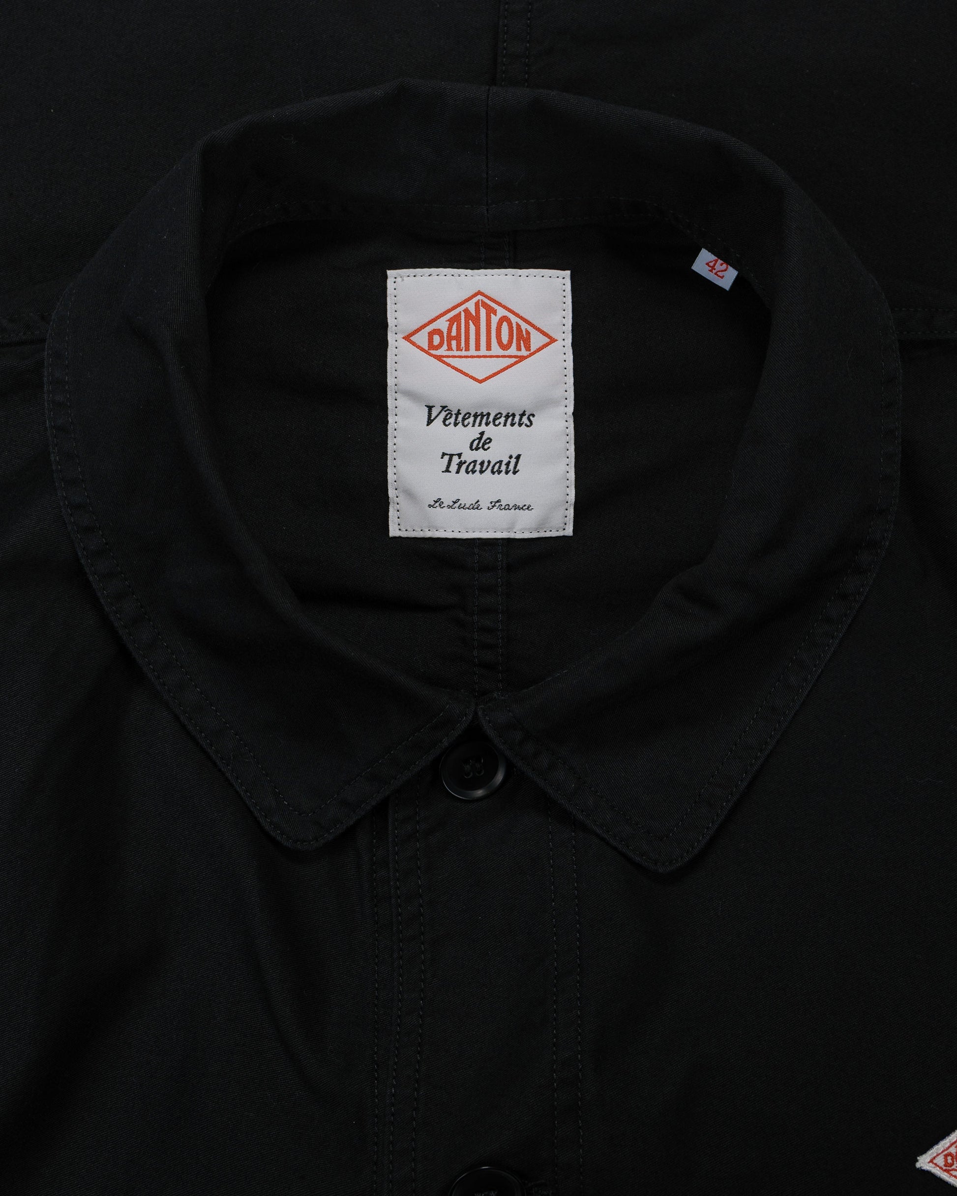 Danton Moleskin Wide Coveralls Black