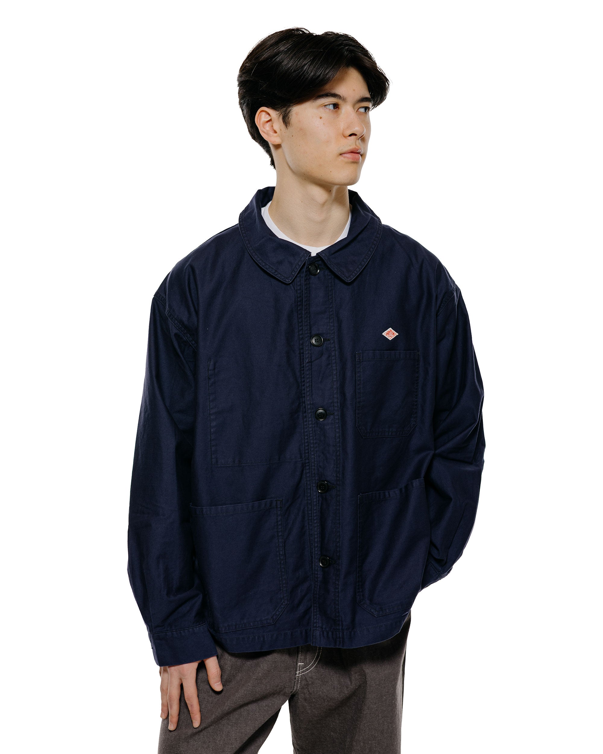 Danton Moleskin Wide Coveralls Navy