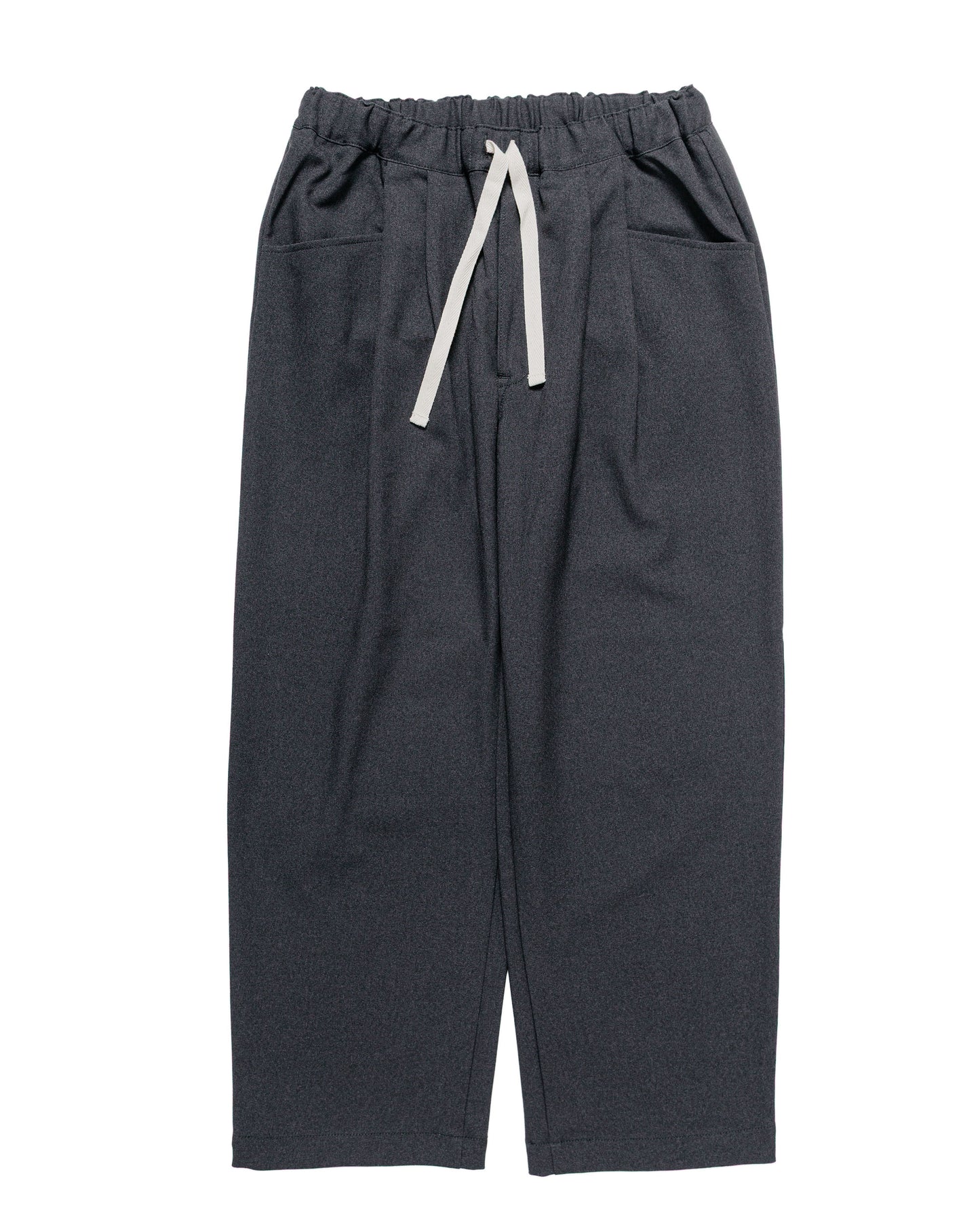 Danton Polyester Flannel Tuck Pants Dark Green/Grey