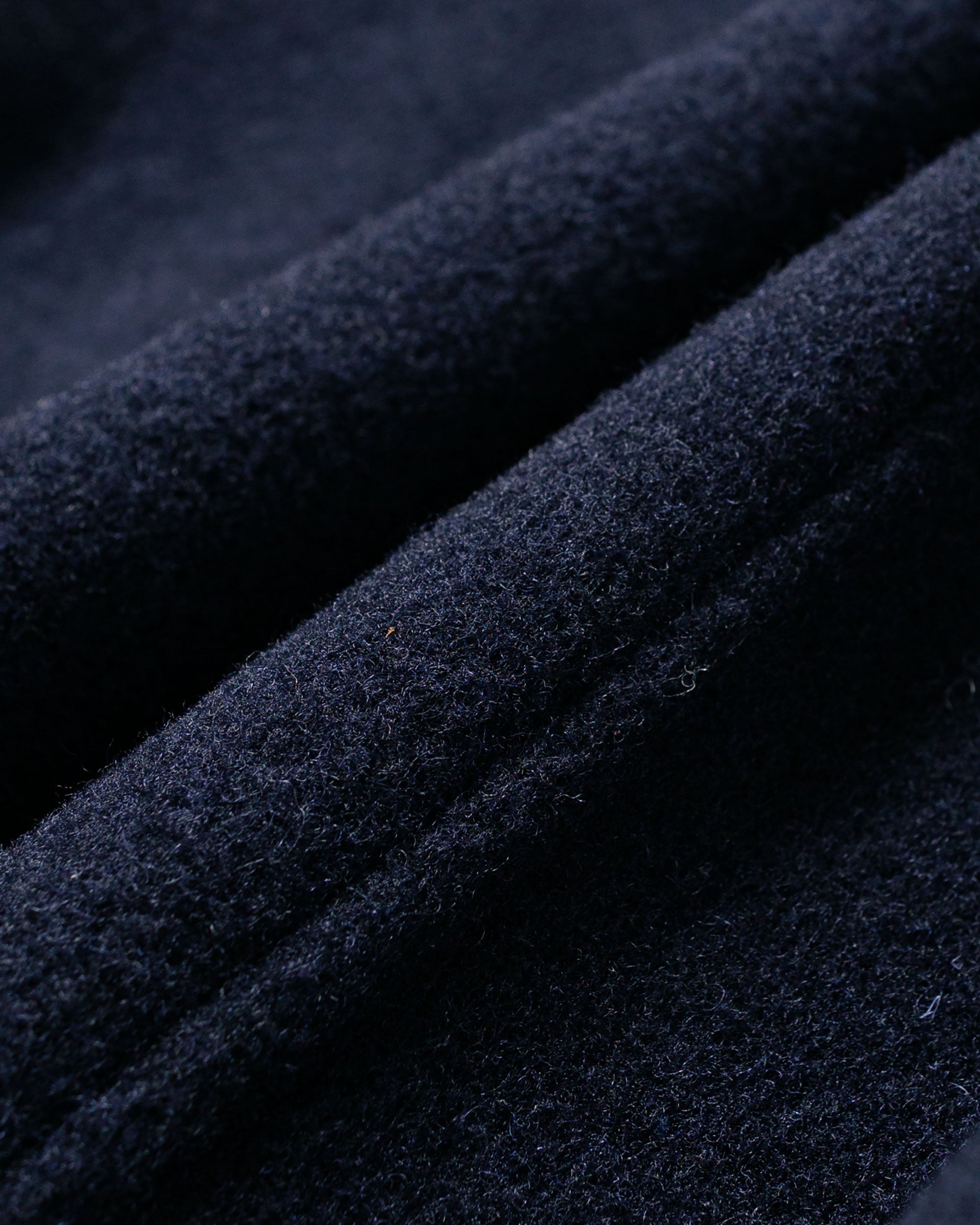 Danton Wool Light Pile Coveralls Jacket Navy